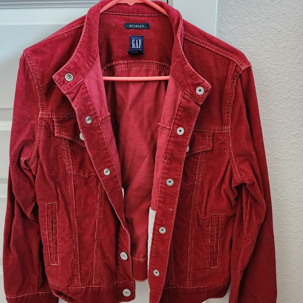 GAP Red Corduroy Jacket